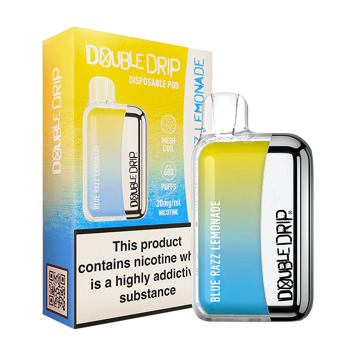  Blue Razz Lemonade By Double Drip Disposable Vape 