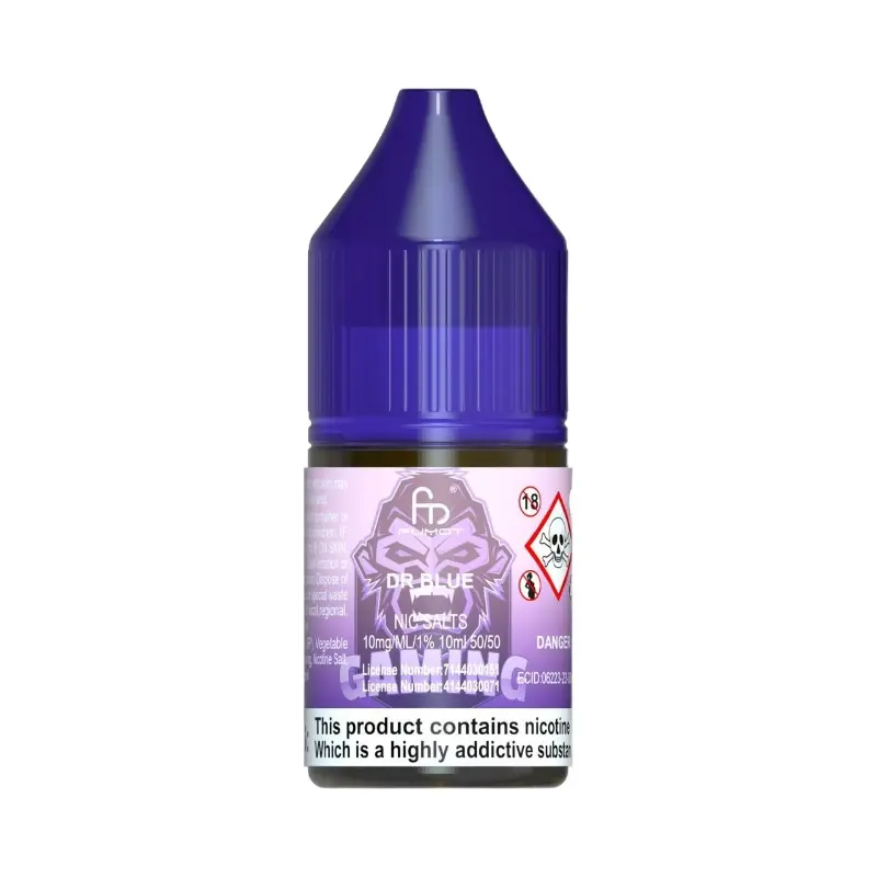  Dr Blue Nic Salt E-Liquid R and M Tornado Salts By Fumot 10ml  