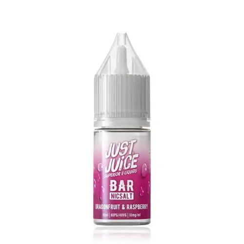 Dragonfruit & Raspberry Nic Salt E-Liquid by Just Juice Bar Salts 10ml