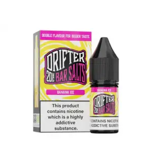 Banana Ice Nic Salt E-Liquid by Drifter Bar Salts 10ml 