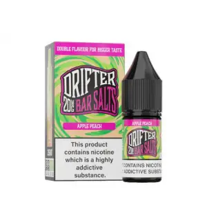 Apple Peach Nic Salt E-Liquid by Drifter Bar Salts 10ml 