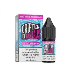 Blue Razz Lemonade Ice Nic Salt E-Liquid by Drifter Bar Salts 10ml 