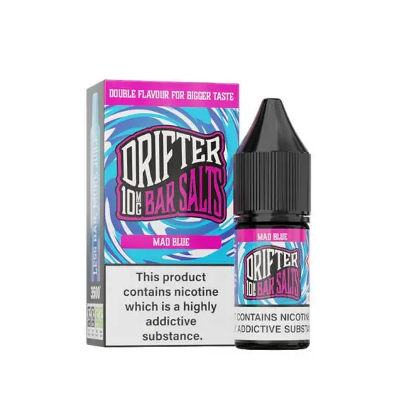 Mad Blue Nic Salt E-Liquid by Drifter Bar Series 10ml