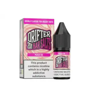 Peach Ice Nic Salt E-Liquid by Drifter Bar Series 10ml