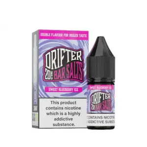 Sweet Blueberry Ice Nic Salt E-Liquid by Drifter Bar Salts 10ml