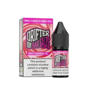 Sweet Strawberry Ice Nic Salt E-Liquid by Drifter Bar Salts 10ml