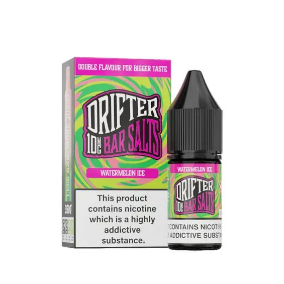  Watermelon Ice Nic Salt E-Liquid by Drifter Bar Salts 10ml 