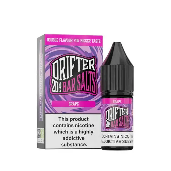 Grape Nic Salt E-Liquid by Drifter Bar Salts 10ml