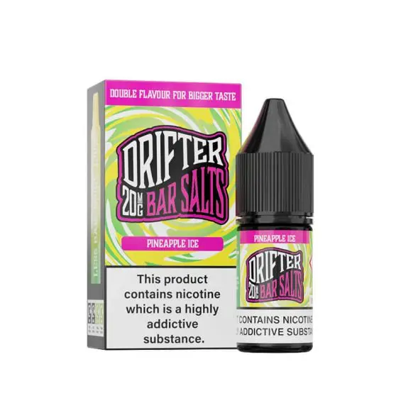 Pineapple Ice Nic Salt E-Liquid by Drifter Bar Salts 10ml