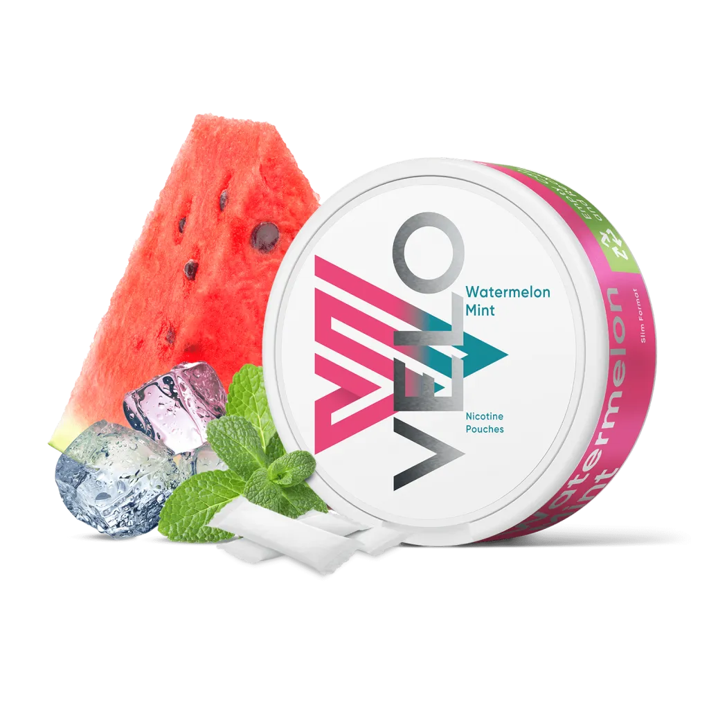  Watermelon Mint Slim Nicotine Pouches by Velo 10mg 