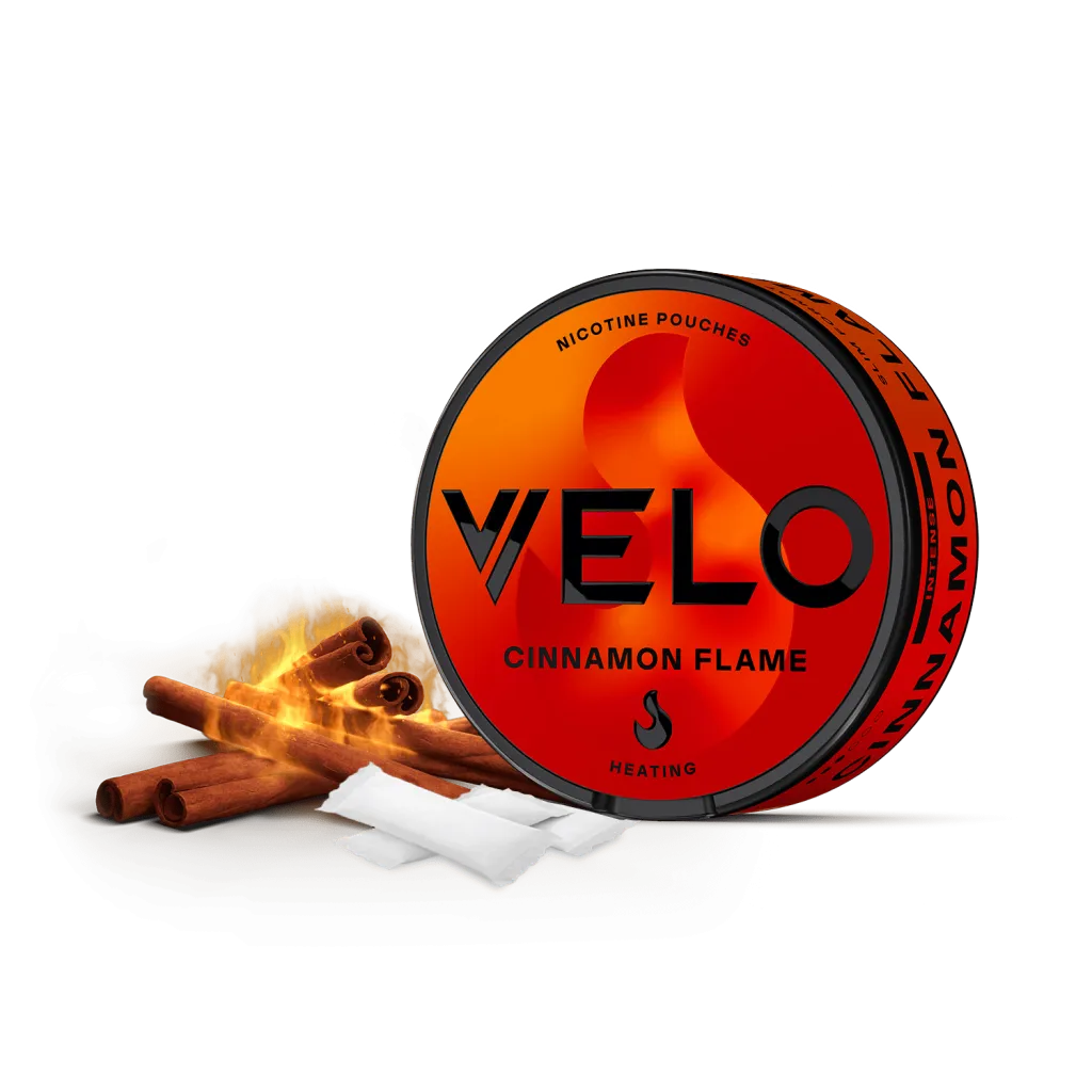 Cinnamon Flame Slim Nicotine Pouches by Velo 10mg