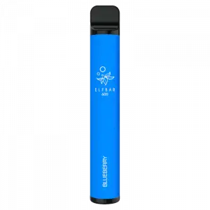 Elf Bar 0mg (Nicotine Free) Disposable Vape (600 puffs) - Blueberry