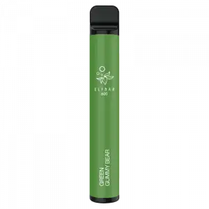 Green Gummy Bear Elf Bar 600 Disposable Vape - 20mg