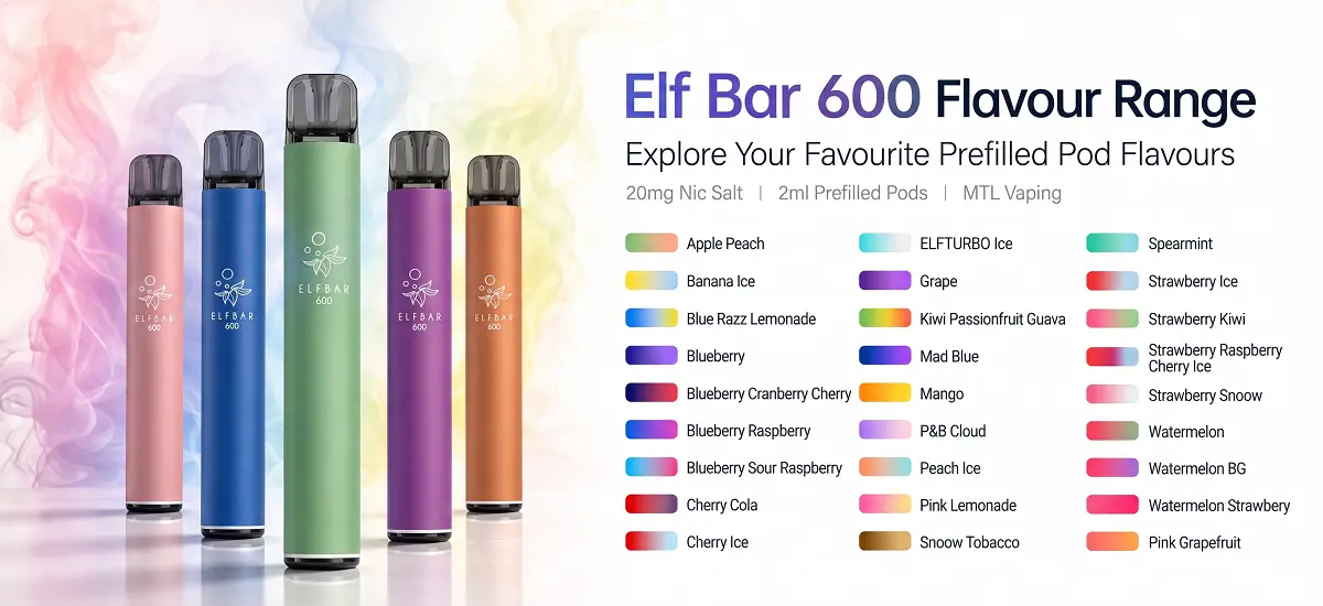 Elf Bar 600 Flavours