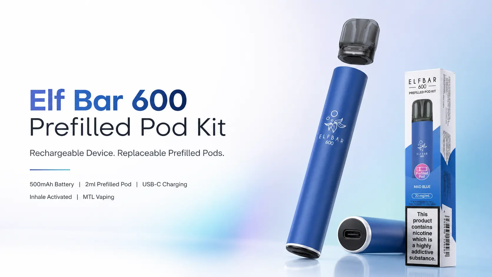 Elf Bar 600 Prefilled Pod Kit