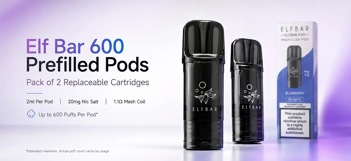 Elf Bar 600 Prefilled Pods
