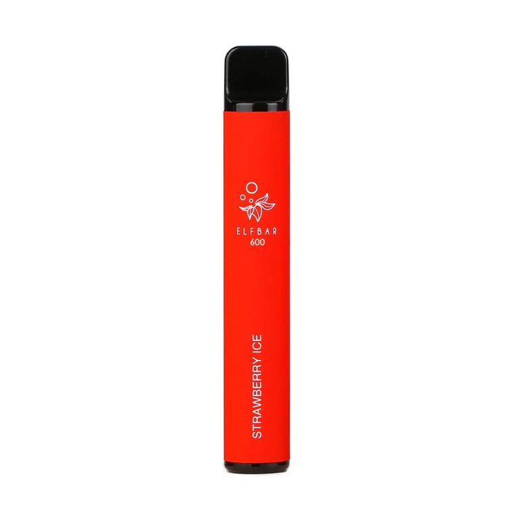 Elf Bar 600 - 10mg Disposable Vape Strawberry Ice |Vape and Go