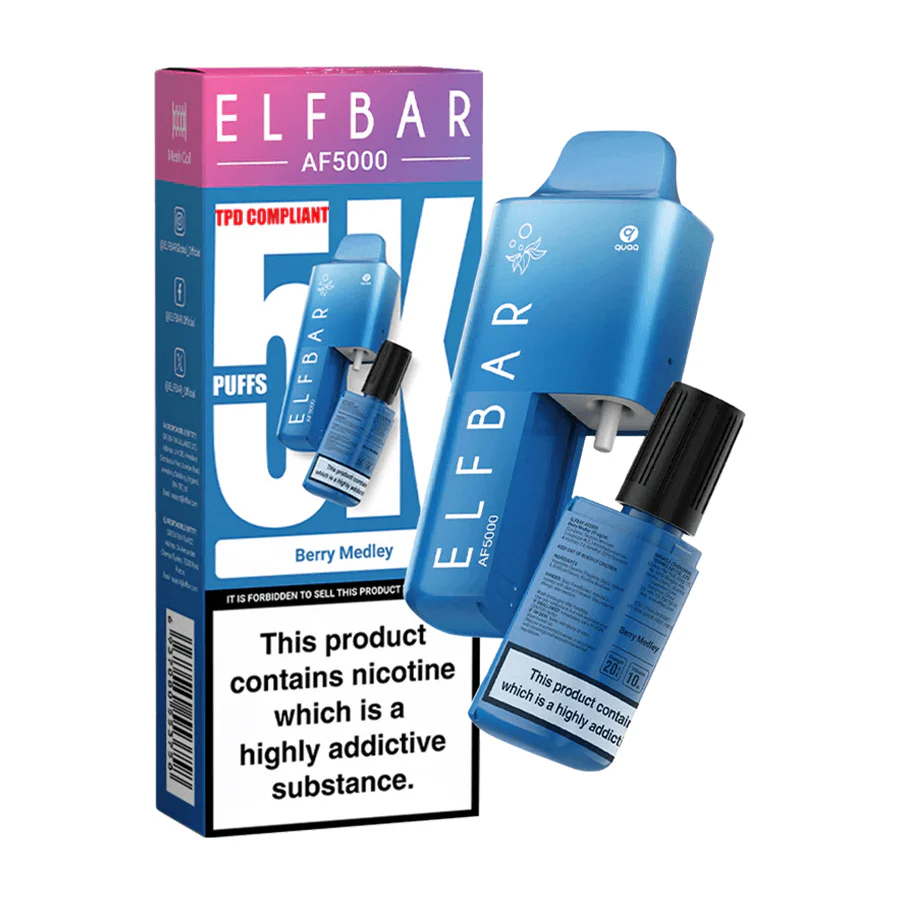 Berry Medley by Elf Bar AF5000 Disposable Pod Kit 