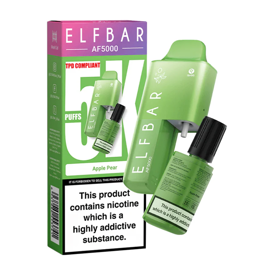 Apple Pear by Elf Bar AF5000 Disposable Pod Kit