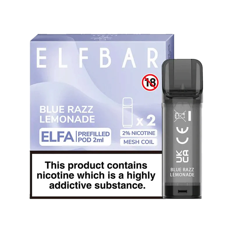 ELF BAR ELFA PRE-FILLED PODS (PACK OF 2) - Blue Razz Lemonade