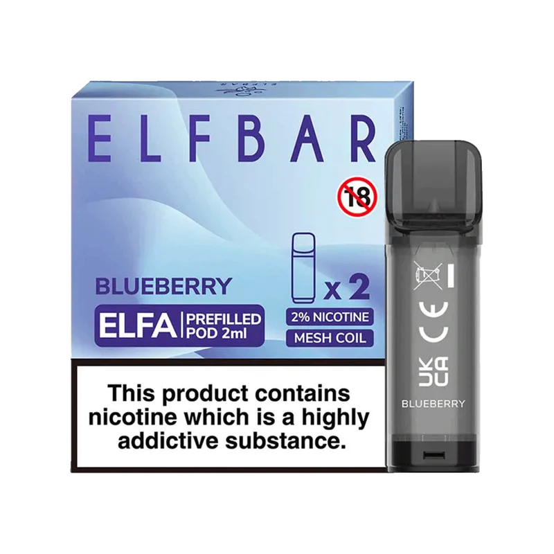  ELF BAR ELFA PRE-FILLED PODS (PACK OF 2) - Blueberry 