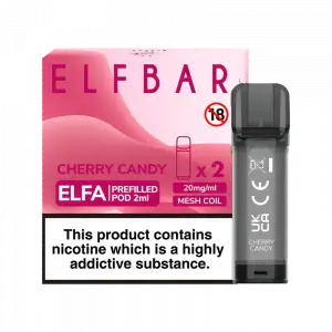 ELF BAR ELFA PRE-FILLED PODS (PACK OF 2) - Cherry Candy