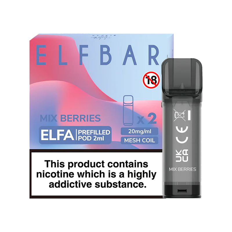 ELF BAR ELFA PRE-FILLED PODS (PACK OF 2) - Mix Berries