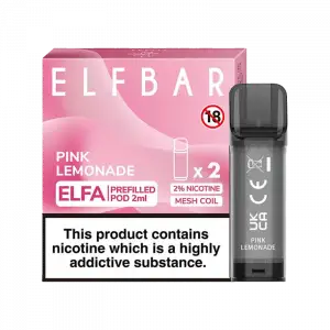 ELF BAR ELFA PRE-FILLED PODS (PACK OF 2) - Pink Lemonade