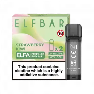 ELF BAR ELFA PRE-FILLED PODS (PACK OF 2) - Strawberry Kiwi