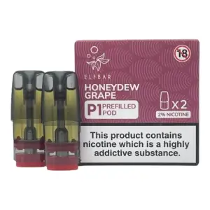 Elf Bar Mate P1 Prefilled E-Liquid Pods (Pack of 2) - Honeydew Grape