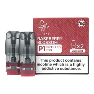 Elf Bar Mate P1 Prefilled E-Liquid Pods (Pack of 2) - Raspberry Blossom