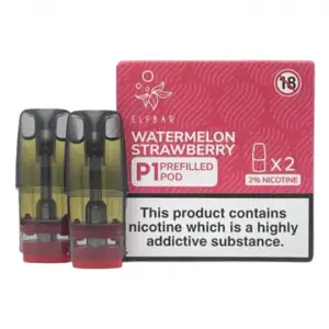 Elf Bar Mate P1 Prefilled E-Liquid Pods (Pack of 2) - Watermelon Strawberry