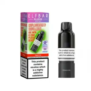 Peach Ice Elf Bar Plus 50 Prefilled Pods