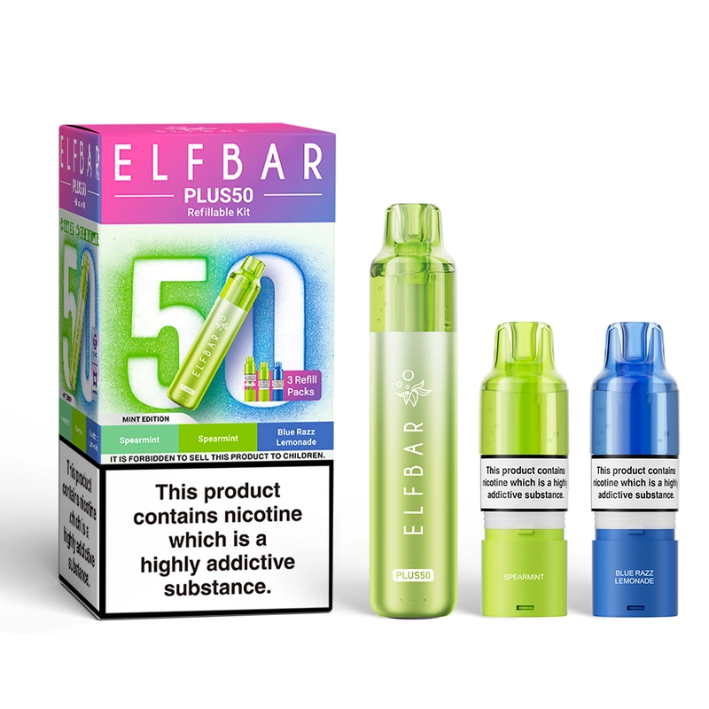 Mint Edition Elf Bar Plus 50 Vape Kit