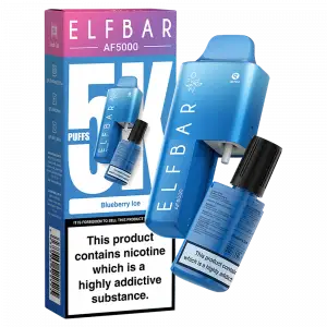 Blueberry Ice by Elf Bar AF5000 Disposable Pod Kit