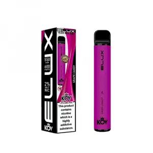 Elux Bar Legacy Series Disposable Vape 600 puffs - 20mg - Grape Candy