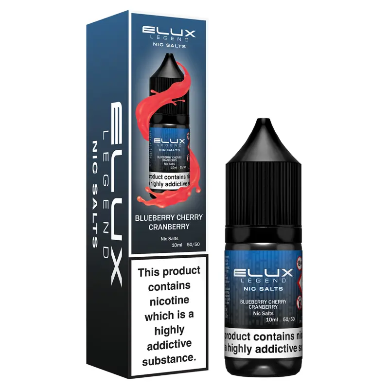 Blueberry Cherry Cranberry Nic Salt E-Liquid by Elux Legend 10ml