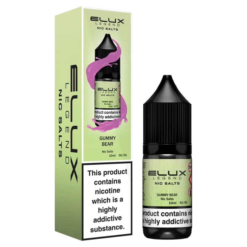 Gummy Bear Nic Salt E-Liquid by Elux Legend 10ml