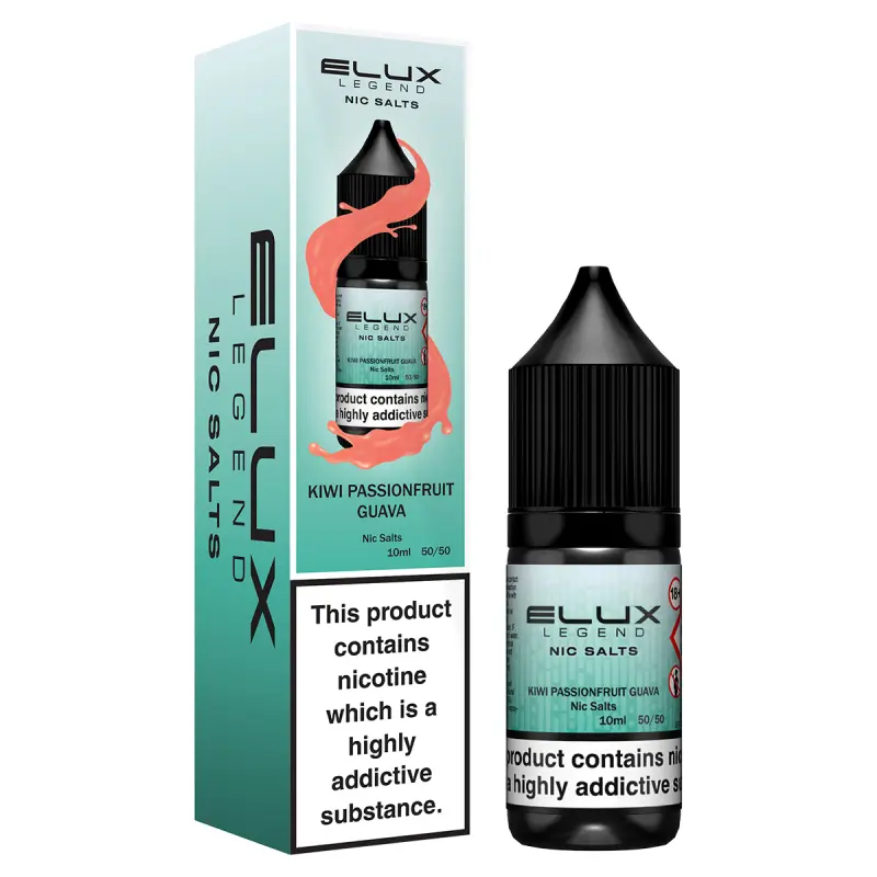 Kiwi Passionfruit Guava Nic Salt E-Liquid by Elux Legend 10ml