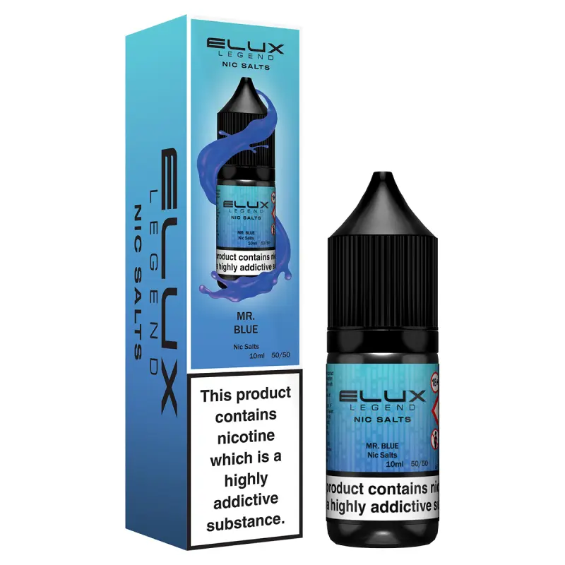  Mr Blue Nic Salt E-Liquid by Elux Legend 10ml 