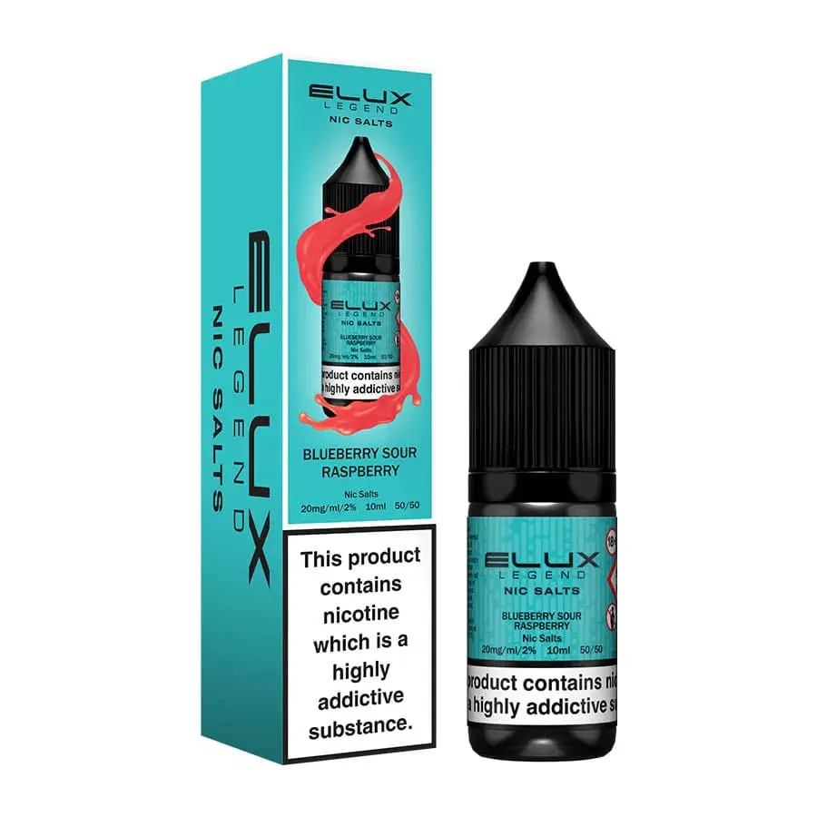 Blueberry Sour Raspberry Nic Salt E-Liquid by Elux Legend 10ml 