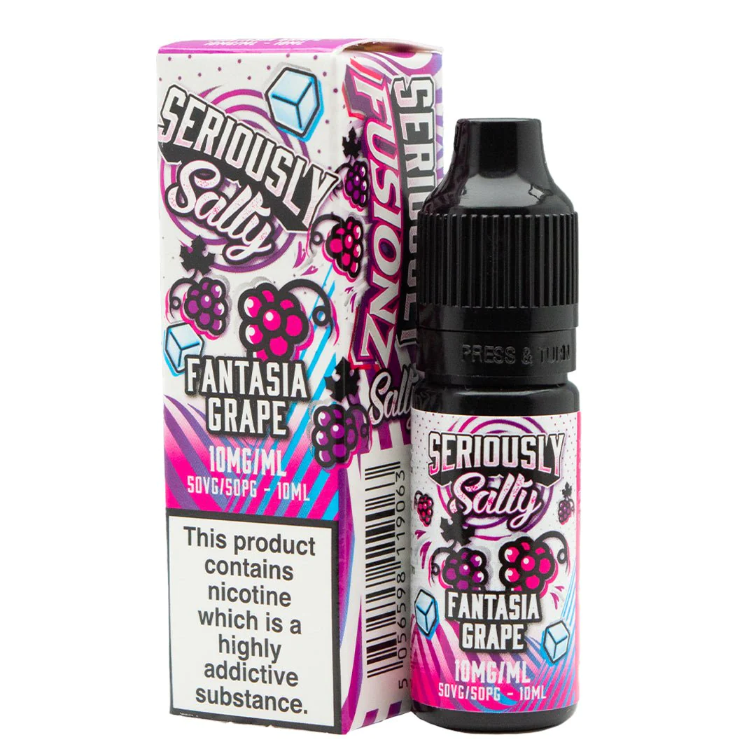  Fantasia Grape Nic Salt E-Liquid by Doozy Fusionz Salts 10ml 