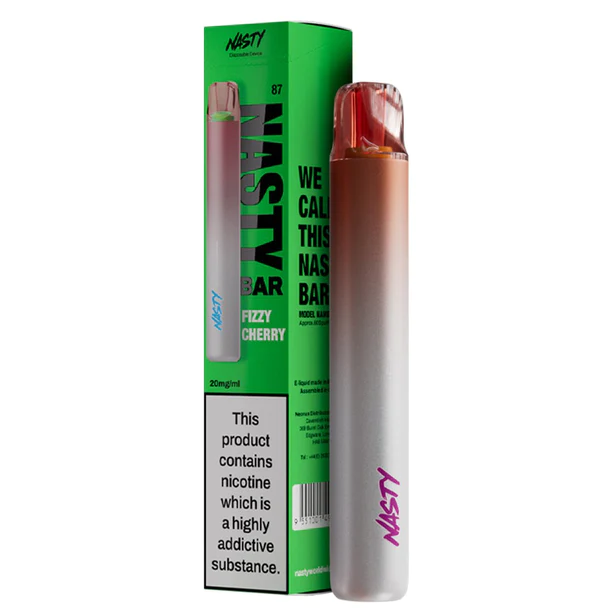  Nasty Bar 600 Disposable Vape - Fizzy Cherry 