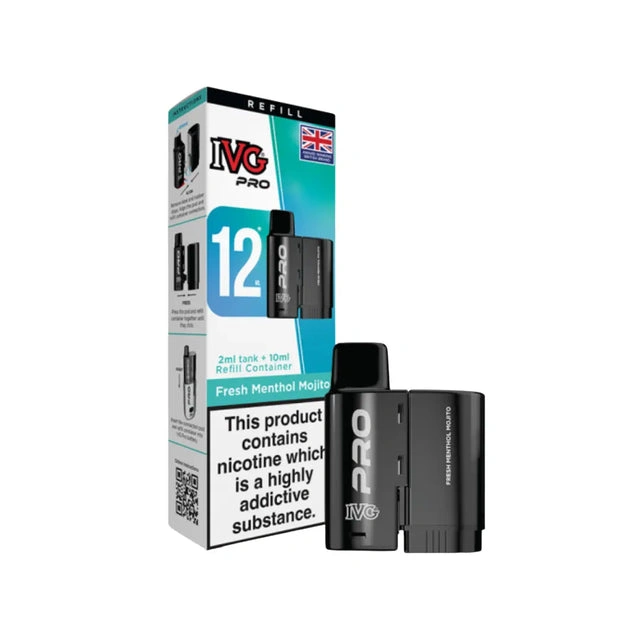 IVG Pro 12 Prefilled Pod - Fresh Menthol Mojito | 10mg