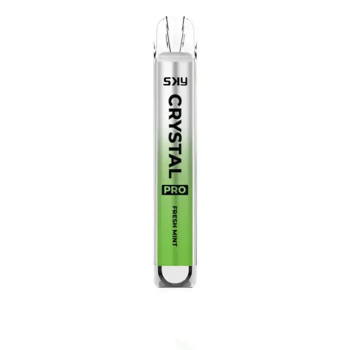  Crystal Bar Pro (600 Puff) Disposable Vape by SKY - Fresh Mint - 20mg  