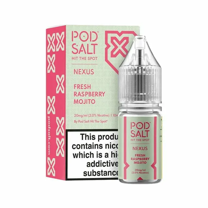  Fresh Raspberry Mojito Nic Salt E-Liquid by Blast Pod Salt Nexus 10ml  