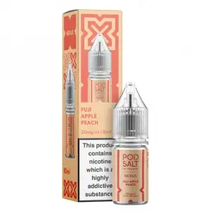 Fuji Apple Peach (Fuji Blend) Nic Salt E-Liquid by Pod Salt Nexus 10ml