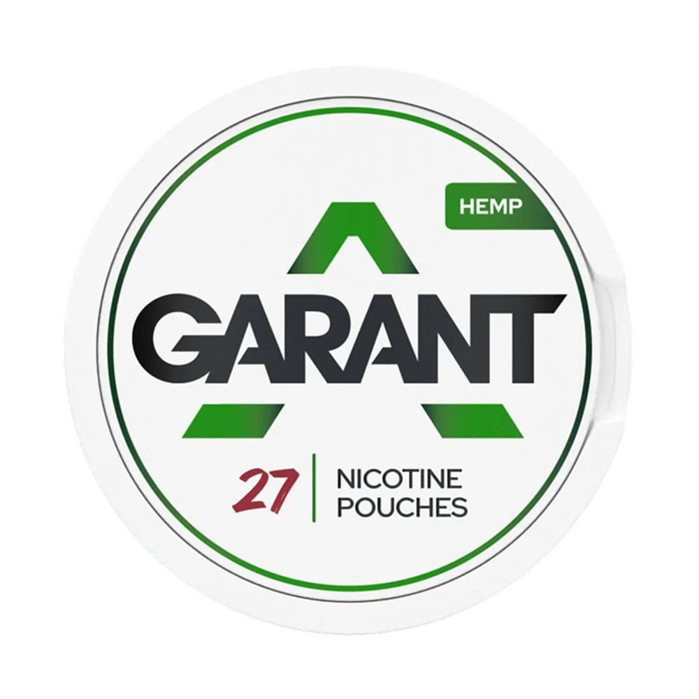  Hemp Nicotine Pouches by Garant 25MG/G 