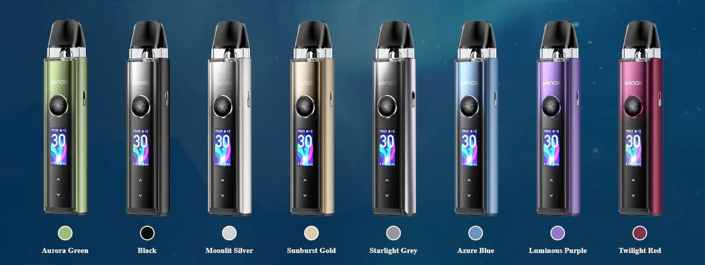 Geek Vape Wenax Q Kit Available Colours