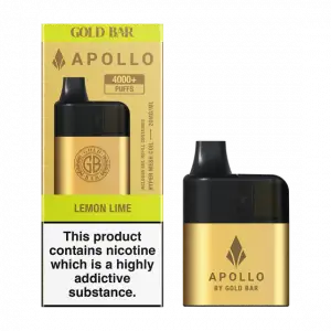 Lemon Lime Gold Bar Apollo 20K Disposable Pod Kit